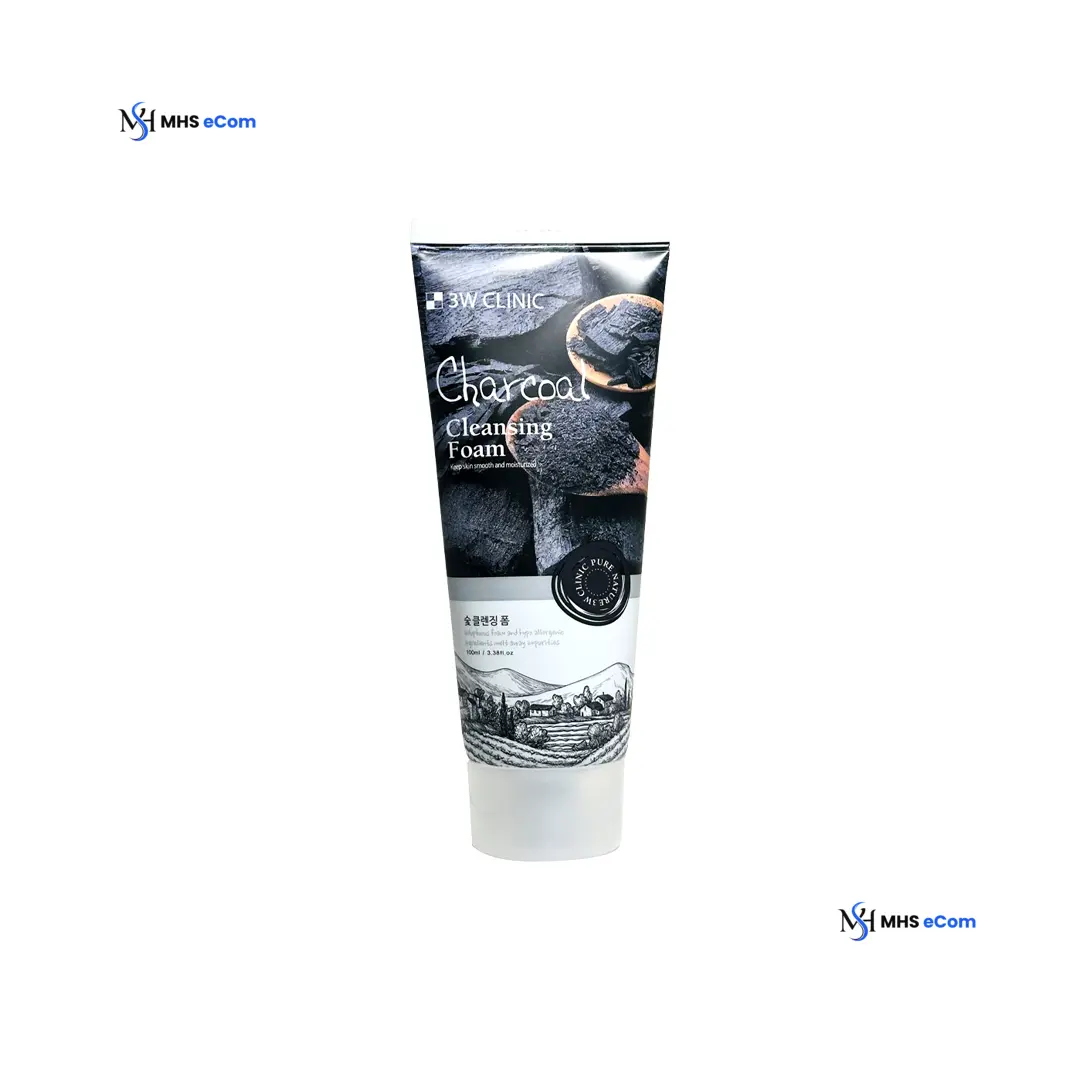 3w Clinic Charcoal Cleansing Foam 100 ml