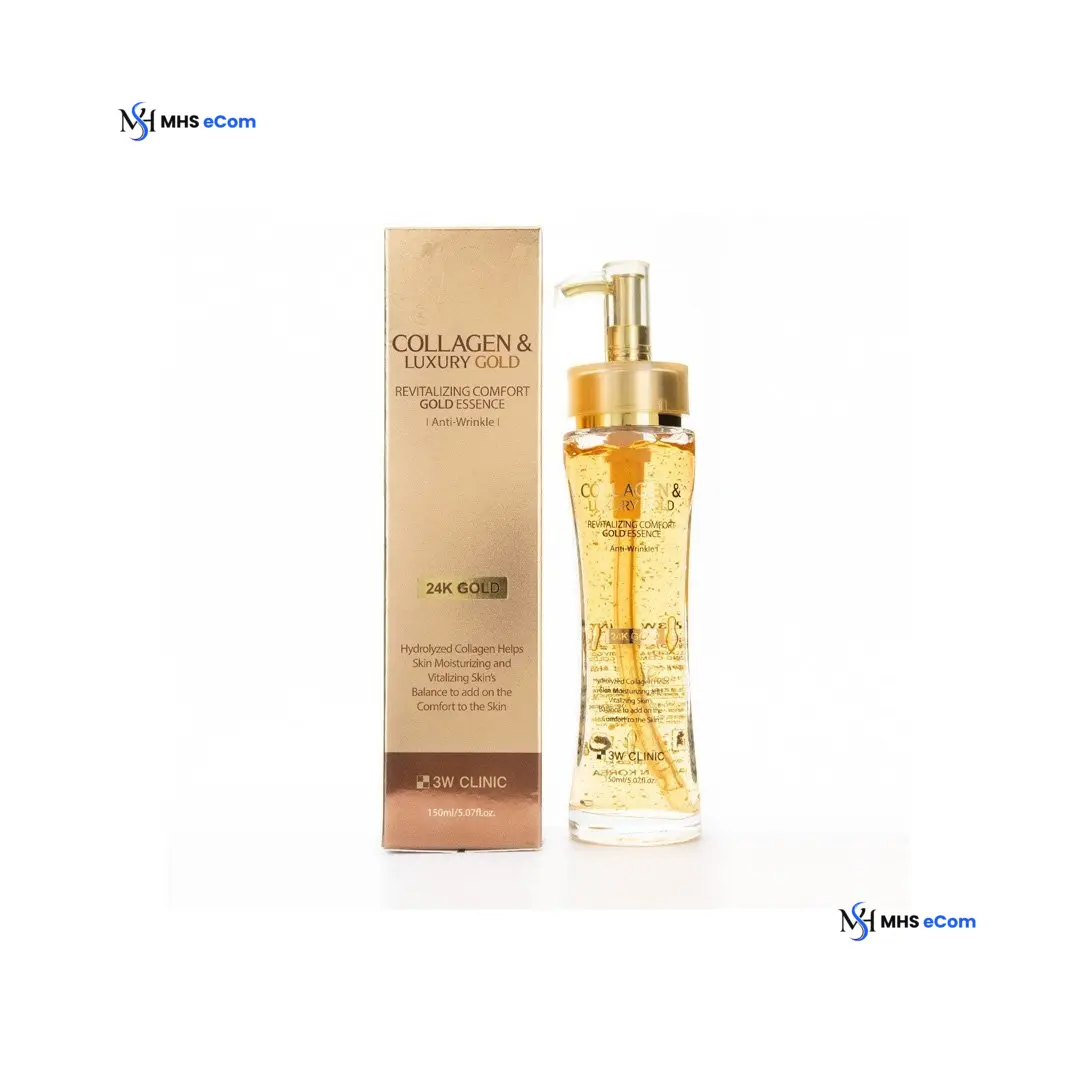 3w Clinic Collagen & Luxury Gold Revitalizing Comfort Gold Essence 150 ml