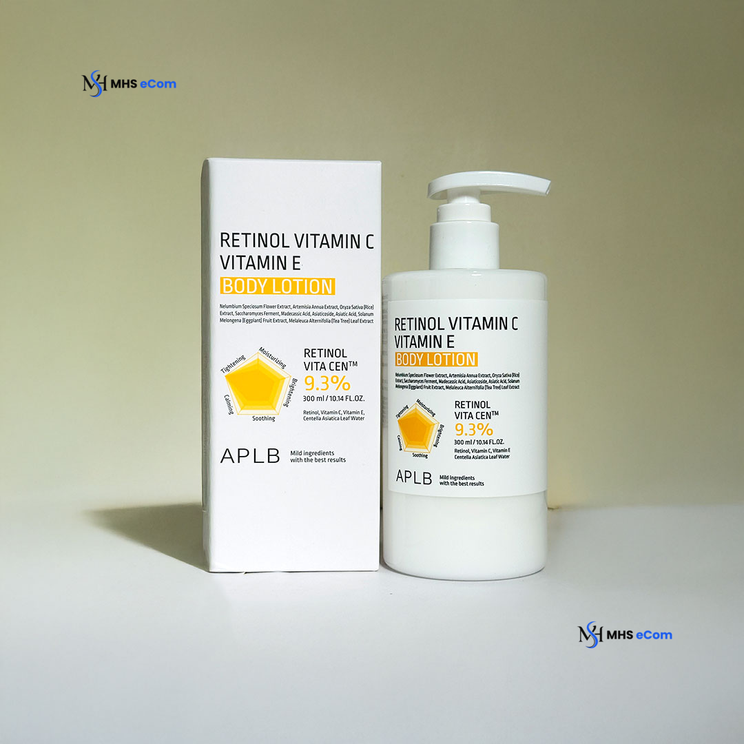 Aplb Retinol Vitamin C Vitamin E Body Lotion 300 ml