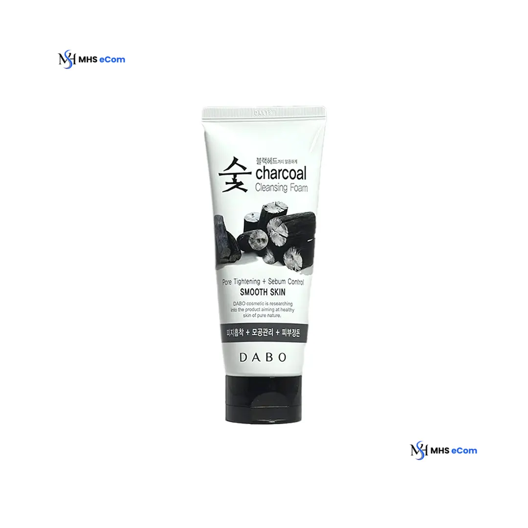 Dabo Charcoal Cleansing Foam (Smooth Skin) 150 ml