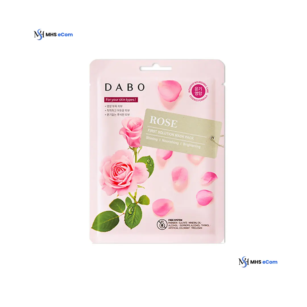 Dabo First Solution Mask Pack (Sheet Mask) - ROSE