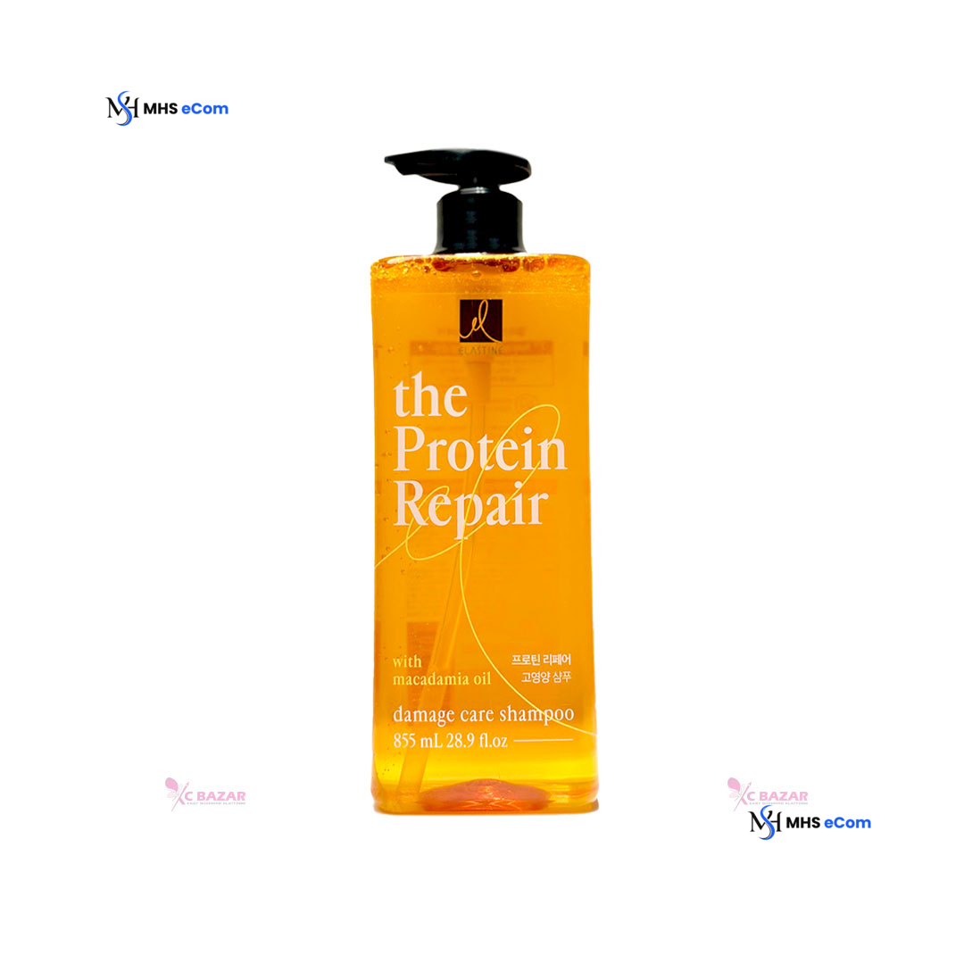 Elastine The Protein Repair With Macadamia Oil Damage Care Shampoo 855ml