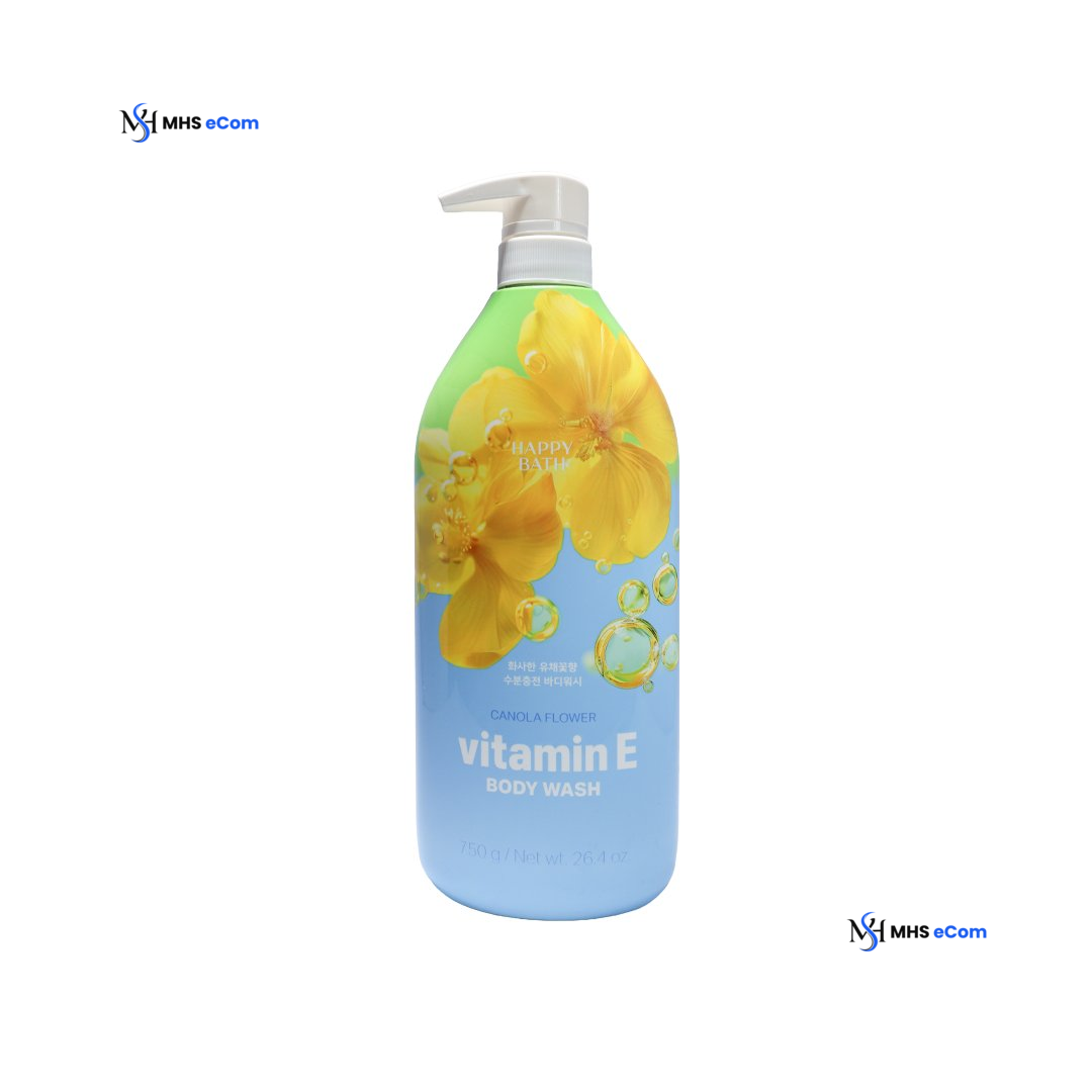 Happy Bath Canola Flower Vitamin E Body Wash 750 g