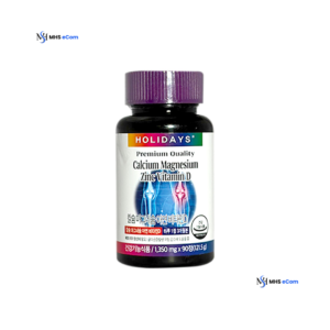 Holidays Premium Quality Calcium Magnesium Zinc Vitamin D 121.5 g