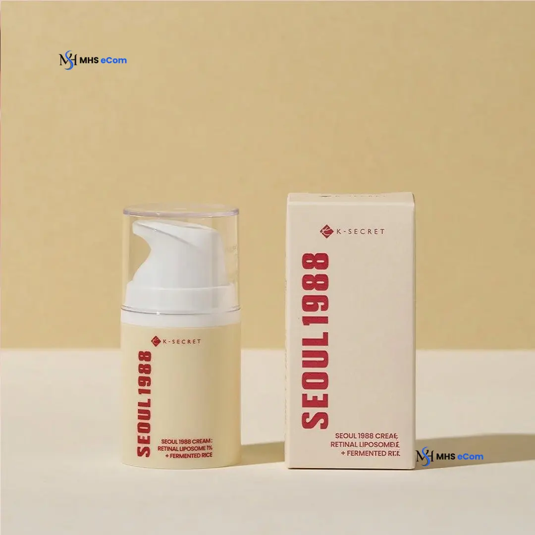 K-Secret Seoul 1988 Cream: Retinal Liposome 1% + Fermented Rice 50 ml