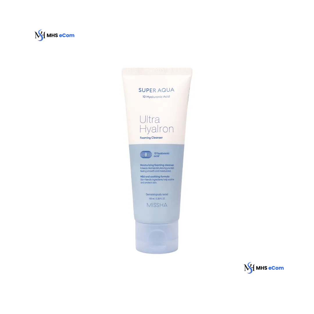 Missha Super Aqua Ultra Hyalron Foaming Cleanser 100 ml