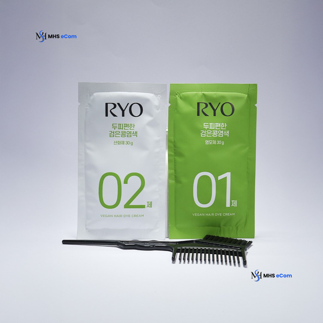 RYO Vegan Hair Dye Cream - Deep Brown 4.0