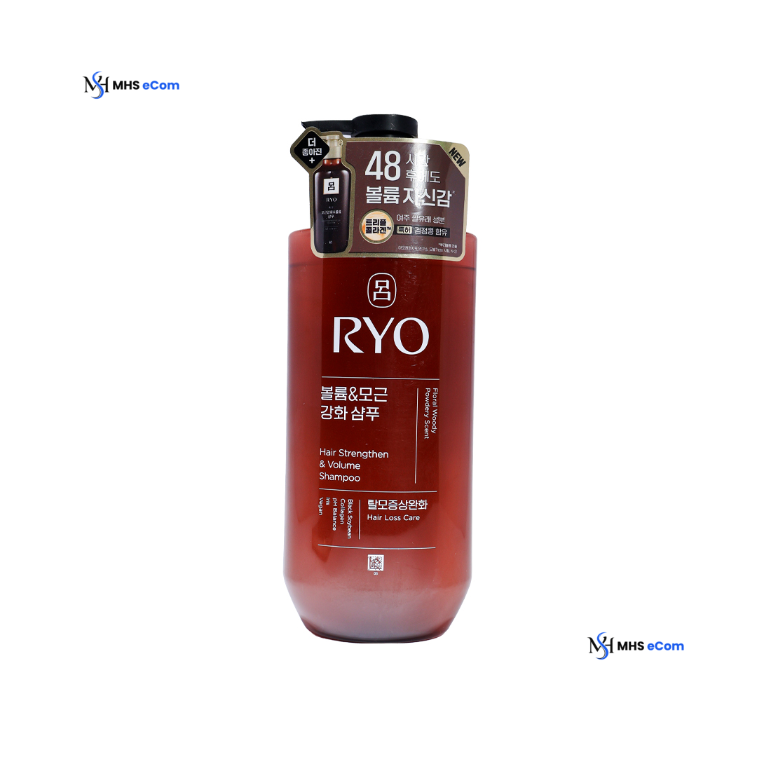 Ryo Hair Strengthen & Volume Shampoo - Floral Woody Powdery Scent - 112 ml