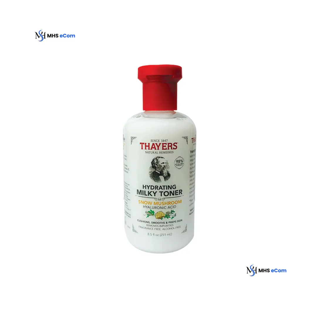 THAYERS Milky Hydrating Face Toner With Snow Mushroom And Hyaluronic Acid 251ml
