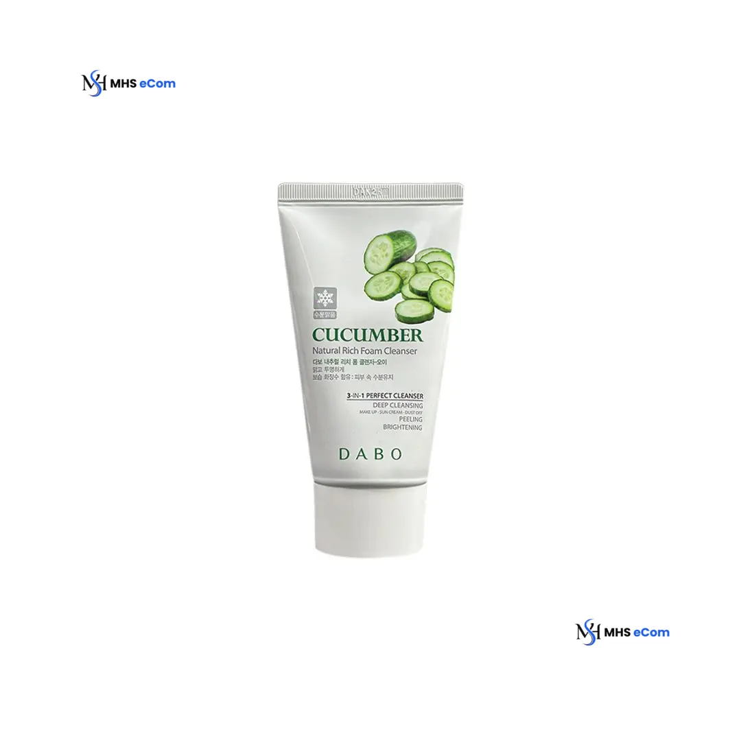 Dabo Natural Rich Foam Cleanser Cucumber 60ml