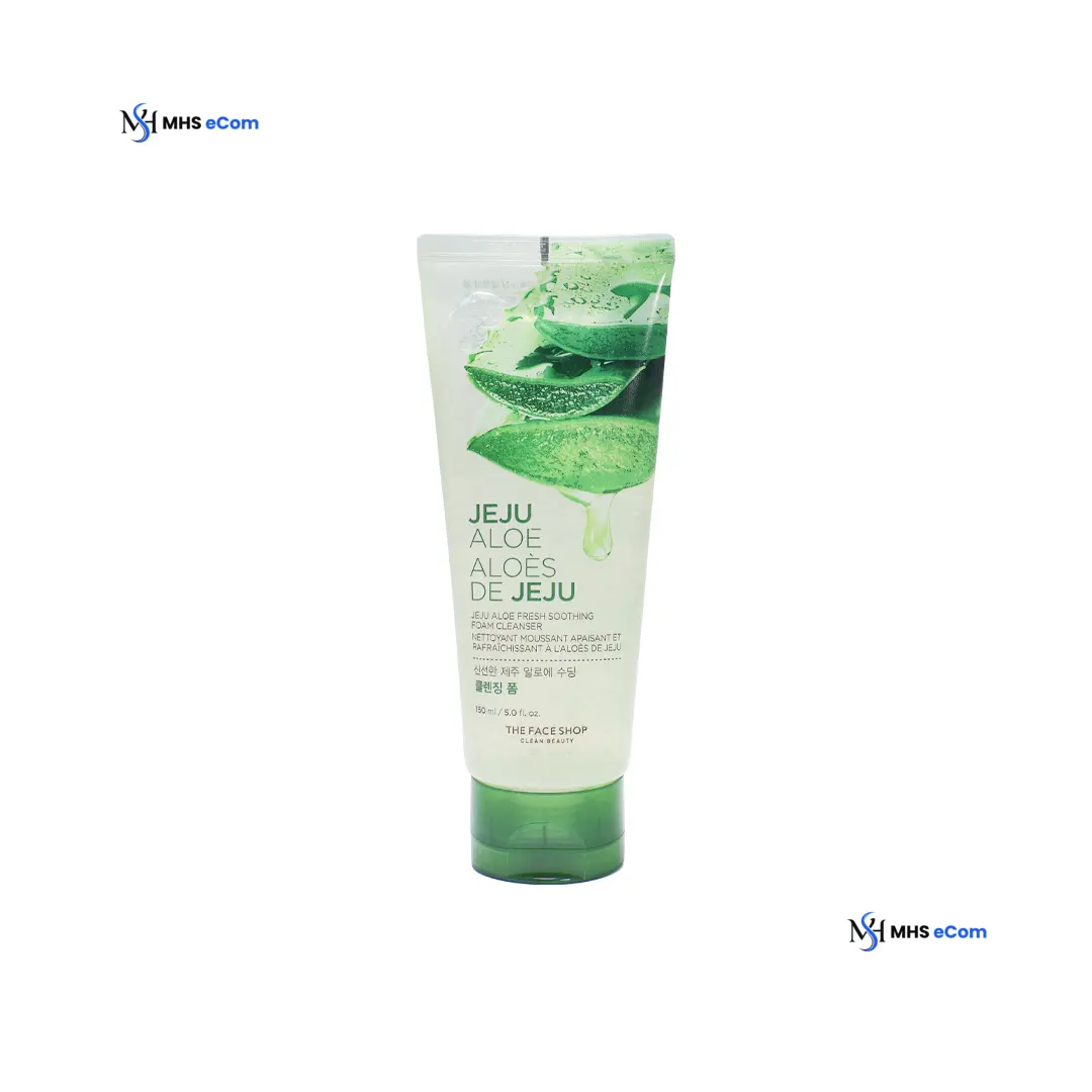 The Face Shop Jeju Aloe Fresh Soothing Foam Cleanser 150 ml