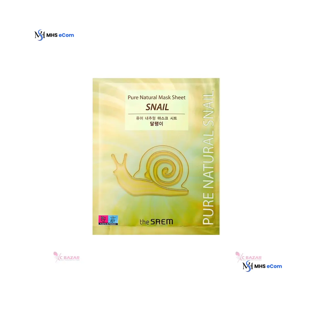The Saem Pure Natural Mask Sheet Snail 20 ml