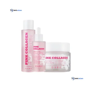 Dabo Pink Collagen PDRN Cream, Serum & Toner – Combo