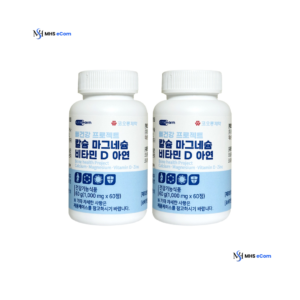 kolon Pharmaceutical Bon Health Project Calcium Magnesium Vitamin D Zinc 120g ( 1000 mg x60 tablets )