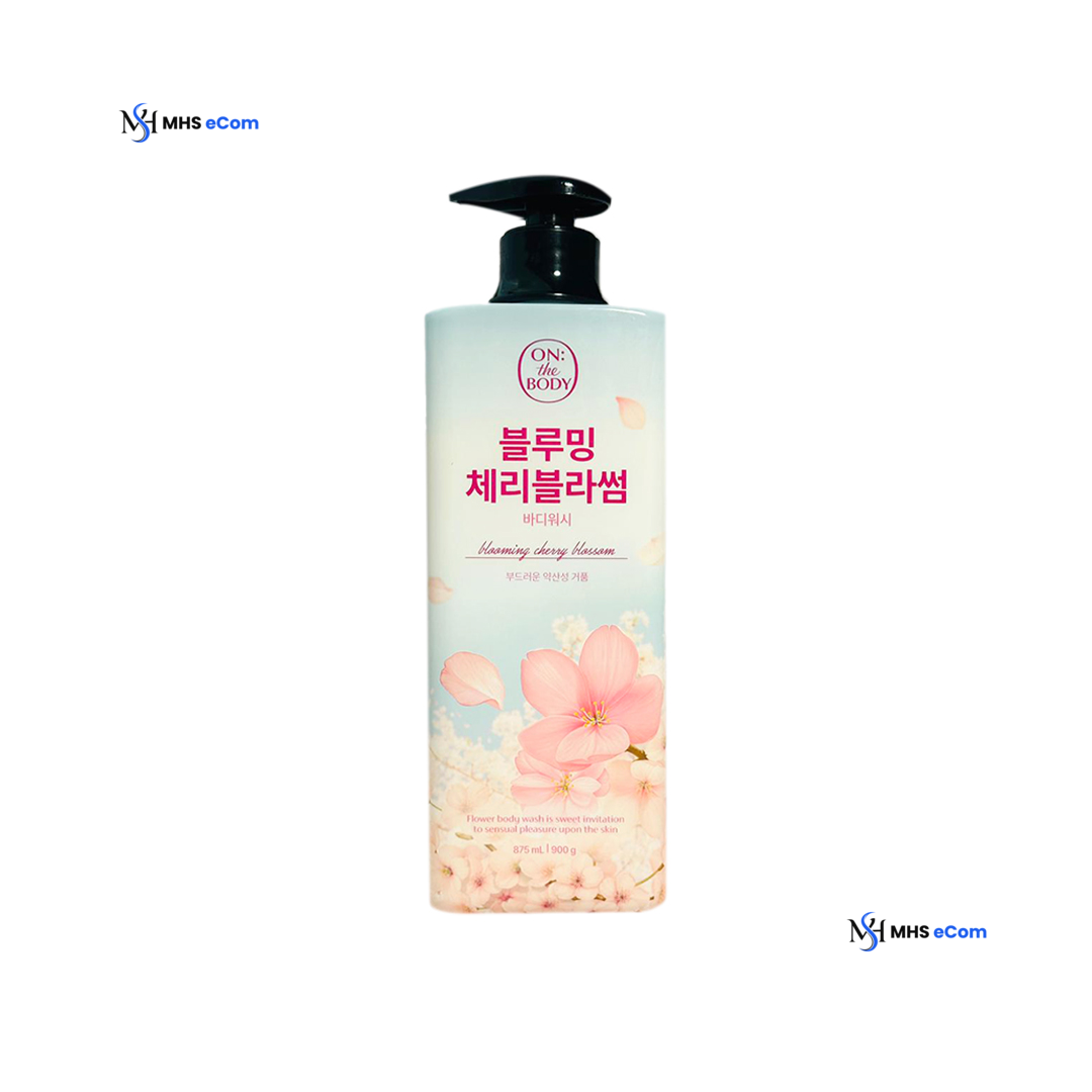 on the body Blooming Cherry Blossom Scent Body Wash 875 ml