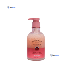 on the body Veilment Natural Spa Dead Sea Salt Scrub Body Wash Black Rose Scent 400 ml