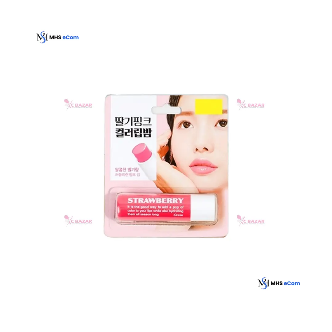 Oriox Color Lip Balm 4.8g - STRAWBERRY